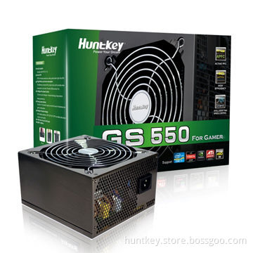 ATX Power Supply, Green Star, GS Series Suitable for Gamer, Peak 550W
